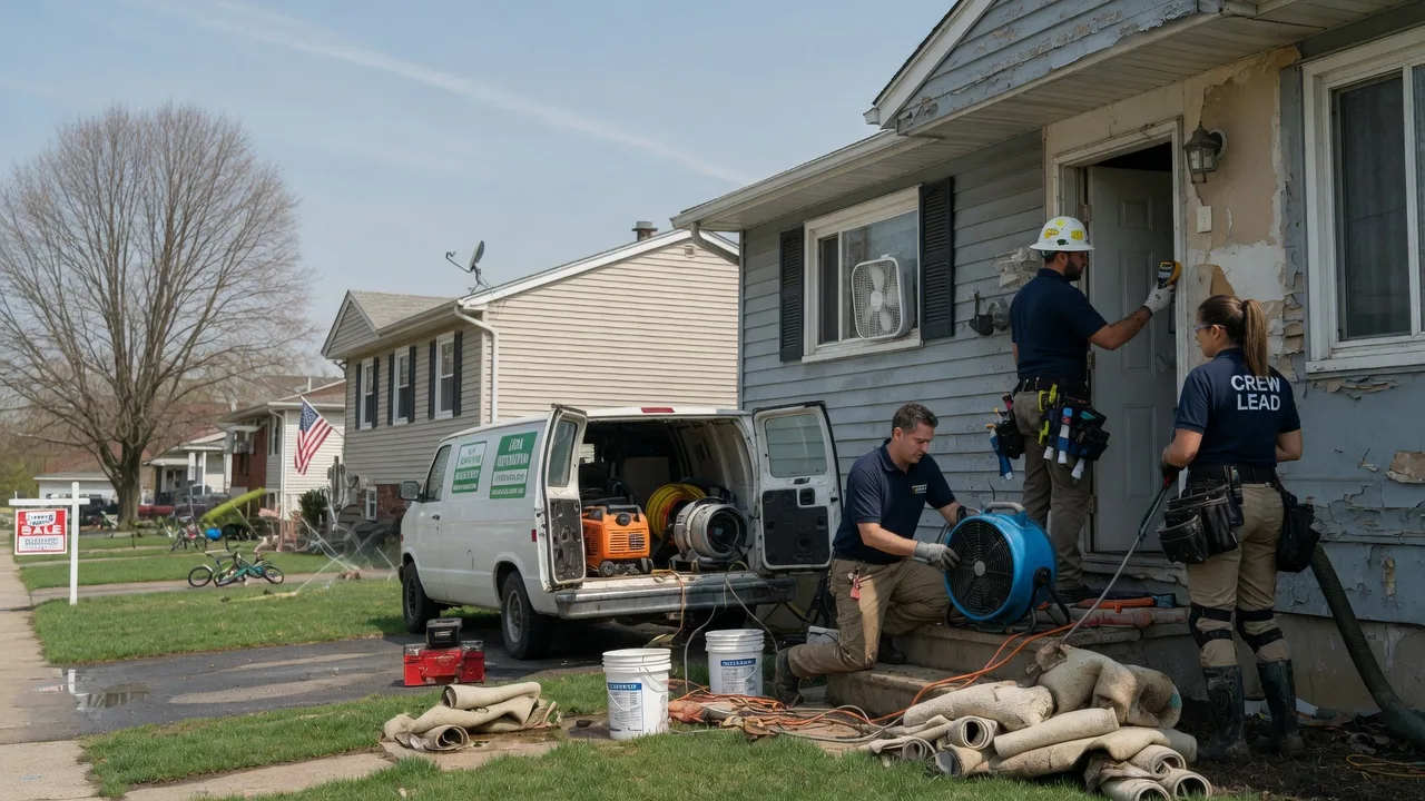 Flood Cleanup in Cement City, MI near me