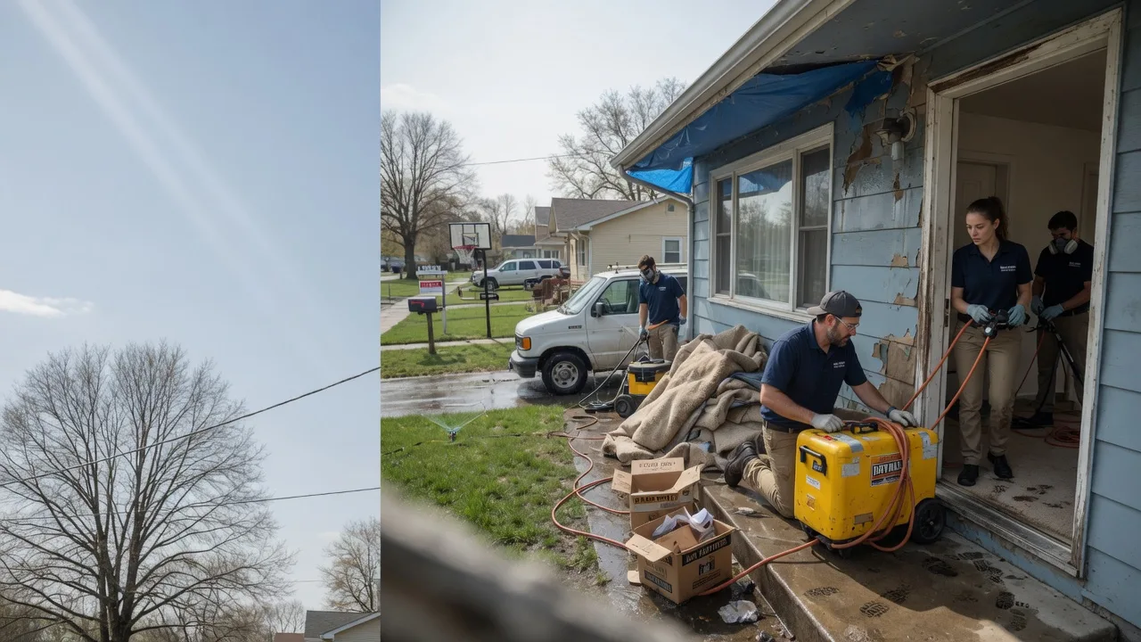 Basement Flood Cleanup in Cement City, MI near me